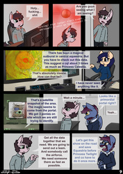 Size: 2480x3508 | Tagged: safe, artist:duop-qoub, oc, oc only, earth pony, pegasus, anthro, comic:anomaly11, comic, high res