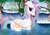 Size: 6200x4320 | Tagged: safe, artist:aurelleah, princess celestia, alicorn, pony, g4, absurd resolution, art, bathing, beautiful, butt, chest fluff, crepuscular rays, cute, cutelestia, ear fluff, female, flank, floppy ears, forest, happy, looking at you, looking back, mare, outdoors, plot, river, scenery, shy, smiling, solo, sunbutt, swimming, water, waterfall, wet mane