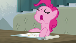 Size: 1280x720 | Tagged: safe, screencap, pinkie pie, earth pony, pony, g4, spice up your life, faic