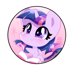 Size: 1024x1019 | Tagged: safe, artist:sohmasatori, twilight sparkle, alicorn, pony, g4, chibi, female, solo, twilight sparkle (alicorn)