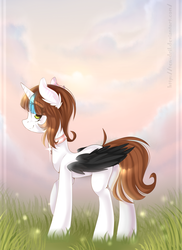 Size: 1024x1404 | Tagged: safe, artist:ten-dril, oc, oc only, alicorn, pony, solo