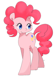 Size: 423x578 | Tagged: safe, artist:tomitake, pinkie pie, g4, female, pixiv, solo