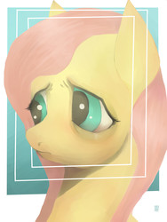 Size: 1200x1598 | Tagged: safe, artist:ashesandpudding, fluttershy, g4, female, sad, solo