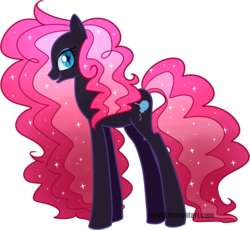 Size: 1203x1105 | Tagged: safe, artist:sockl, idw, pinkie pie, earth pony, pony, g4, female, nightmare, nightmare pinkie, nightmarified, simple background, solo, transparent background, xk-class end-of-the-world scenario