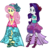 Size: 600x600 | Tagged: safe, artist:pastel-pony-artist, fluttershy, rarity, equestria girls, g4, my little pony equestria girls: legend of everfree, crystal gala