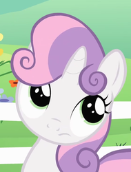 Size: 359x473 | Tagged: safe, screencap, sweetie belle, pony, flight to the finish, g4, season 4, female, solo