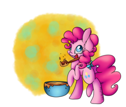 Size: 13809x11703 | Tagged: safe, artist:cutepencilcase, pinkie pie, g4, absurd resolution, bowl, cooking, female, raised hoof, solo