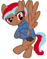 Size: 555x693 | Tagged: safe, artist:thefanficfanpony, oc, oc only, oc:cold front, pegasus, pony