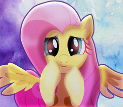 Size: 6785x5924 | Tagged: safe, artist:buttercupsaiyan, fluttershy, g4, absurd resolution, cute, female, looking at you, shyabetes, solo, vector