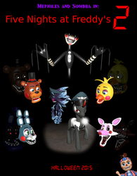 Size: 800x1024 | Tagged: safe, artist:sonicfox24, king sombra, g4, 3d, balloon boy, bonnie (fnaf), chica, crossover, five nights at freddy's, five nights at freddy's 2, foxy, freddy fazbear, mangle, marionette, mephiles the dark, sonic the hedgehog, sonic the hedgehog (series), source filmmaker, toy bonnie, toy chica, toy freddy