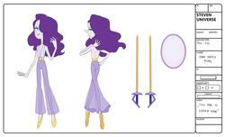 Size: 3084x1870 | Tagged: safe, artist:pikokko, rarity, gem (race), g4, dark purple pearl, female, gem, gemsona, pearl, see-through, solo, steven universe