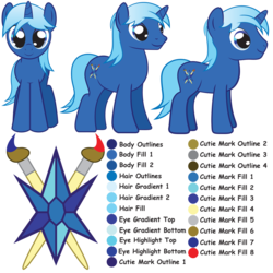 Size: 2500x2500 | Tagged: safe, artist:spellboundcanvas, oc, oc only, oc:nomad spellbound, high res, ponysona, reference sheet, solo