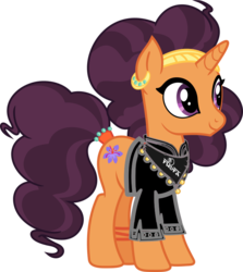 Size: 688x773 | Tagged: safe, artist:baumkuchenpony, artist:ziomal1987, saffron masala, g4, spice up your life, clothes, female, simple background, solo, transparent background, vector