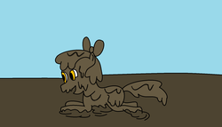 Size: 1572x900 | Tagged: safe, artist:amateur-draw, apple bloom, g4, 1000 hours in ms paint, messy, ms paint, mud