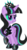 Size: 3117x5685 | Tagged: safe, artist:osipush, twilight sparkle, oc, oc:twivine sparkle, alicorn, pony, g4, absurd resolution, commission, evil, female, folded wings, inkscape, mare, oc villain, raised hoof, simple background, solo, transparent background, twilight sparkle (alicorn), vector