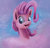 Size: 1023x976 | Tagged: safe, artist:insanerobocat, pinkie pie, earth pony, pony, g4, female, open mouth, portrait, smiling, solo