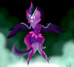 Size: 4761x4337 | Tagged: safe, artist:befishproductions, sci-twi, twilight sparkle, equestria girls, g4, my little pony equestria girls: friendship games, absurd resolution, female, midnight sparkle, signature, solo