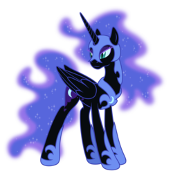 Size: 6000x5927 | Tagged: safe, artist:stabzor, nightmare moon, pony, g4, .svg available, absurd resolution, female, simple background, solo, transparent background, vector