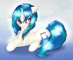 Size: 1610x1336 | Tagged: safe, artist:sunset-haste, dj pon-3, vinyl scratch, pony, g4, female, solo