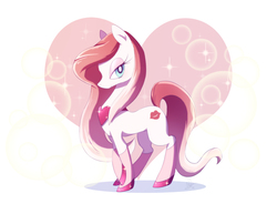 Size: 1100x850 | Tagged: safe, artist:lanmana, oc, oc only, oc:luscious touch, earth pony, pony, solo