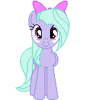 Size: 128x143 | Tagged: safe, artist:onil innarin, derpibooru exclusive, flitter, pony, animated, blinking, c:, cute, female, looking at you, mare, pixel art, simple background, solo, transparent background