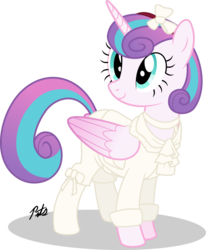 Size: 1280x1556 | Tagged: safe, artist:camo-pony, princess flurry heart, alicorn, pony, g4, clothes, crossover, dishonored, emily kaldwin, female, filly, older, reference, simple background, transparent background, vector