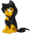 Size: 889x983 | Tagged: safe, artist:bloodorangepancakes, oc, oc only, oc:lamplight, clothes, cute, hoodie, shy, sitting, solo