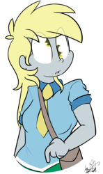 Size: 2035x3445 | Tagged: safe, artist:befishproductions, derpy hooves, equestria girls, g4, female, high res, signature, simple background, solo, transparent background
