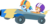 Size: 15659x7453 | Tagged: dead source, safe, artist:pink1ejack, rainbow dash, scootaloo, pony, g4, the cart before the ponies, absurd resolution, cart, duo, female, filly, foal, helmet, mare, open mouth, racing, seatbelt, simple background, steering wheel, that was fast, transparent background, vector