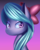 Size: 1280x1586 | Tagged: safe, artist:kawaiipony2, flitter, pony, g4, bow, bust, female, gradient background, hair bow, lidded eyes, looking at you, mare, portrait, solo