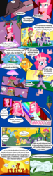 Size: 1200x3964 | Tagged: safe, artist:gegenschein17, applejack, discord, fluttershy, pinkie pie, rainbow dash, rarity, twilight sparkle, draconequus, earth pony, pegasus, pony, unicorn, g4, bad end, comic, crying, female, male, mane six, mare, wat