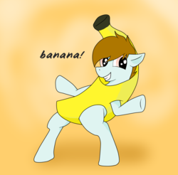 Size: 1280x1258 | Tagged: safe, artist:invultrois, oc, oc only, oc:invy, banana suit, solo