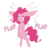 Size: 512x512 | Tagged: safe, artist:fidelissibs, pinkie pie, g4, female, flapping, floppy ears, fluffy, flying, frown, impossibly large ears, looking at you, simple background, solo, transparent background, wat, wide eyes, wing ears