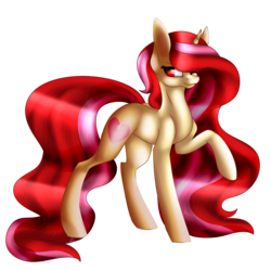 Size: 2000x2000 | Tagged: safe, artist:immagoddampony, oc, oc only, oc:pretty shine, pony, unicorn, female, high res, horn, large mane, long hair, long tail, solo, unicorn oc