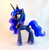 Size: 950x967 | Tagged: safe, artist:krowzivitch, princess luna, alicorn, pony, g4, craft, female, figurine, mare, sculpture, simple background, solo, traditional art, white background