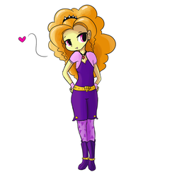 Size: 1097x1097 | Tagged: safe, artist:tjpones, adagio dazzle, equestria girls, g4, female, heart, simple background, solo, white background