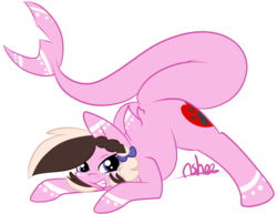Size: 2945x2271 | Tagged: safe, artist:ashee, oc, oc only, oc:ashee, original species, shark, shark pony, high res, simple background, solo, transparent background