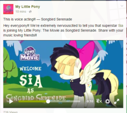 Size: 504x447 | Tagged: safe, songbird serenade, pegasus, pony, g4, my little pony: the movie, official, facebook, movie designs, ponyhoof, sia (singer)