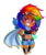 Size: 864x1040 | Tagged: safe, artist:pyonkotcchi, rainbow dash, human, g4, clothes, converse, female, humanized, shoes, solo, winged humanization