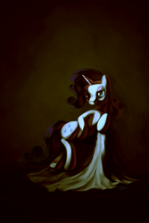 Size: 1080x1620 | Tagged: safe, artist:assasinmonkey, rarity, g4, chiaroscuro, digital painting, female, painting, solo