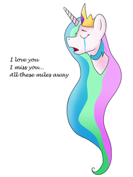 Size: 1536x2048 | Tagged: safe, artist:coralcloud, princess celestia, lullaby for a princess, g4, crying, disembodied head, female, lyrics, solo, song reference, text, watermark