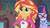 Size: 960x542 | Tagged: safe, screencap, sci-twi, sunset shimmer, twilight sparkle, equestria girls, g4, my little pony equestria girls: legend of everfree, camp everfree logo, camp everfree outfits, faic, female, glasses