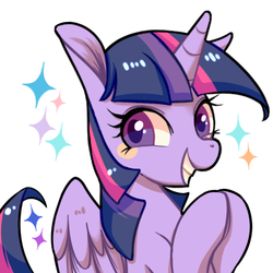 Size: 450x450 | Tagged: safe, artist:phyllismi, twilight sparkle, alicorn, pony, g4, female, solo, twilight sparkle (alicorn)