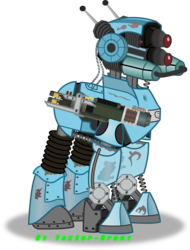 Size: 3015x3973 | Tagged: safe, artist:vector-brony, pony, robot, robot pony, fallout equestria, ada, automaton, automatron, fallout, fallout 4, high res, inkscape, ponified, simple background, solo, transparent background, vector