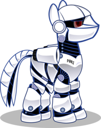 Size: 3380x4299 | Tagged: safe, artist:up1ter, cyborg, pony, robot, robot pony, solo