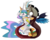 Size: 1024x824 | Tagged: safe, artist:alicornparty, artist:hikariviny, discord, princess celestia, g4, female, floppy ears, hug, looking at each other, male, nuzzling, ship:dislestia, shipping, simple background, straight, transparent background