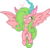 Size: 909x878 | Tagged: safe, artist:eshtinayt, lemon zest, bat pony, draconequus, equestria girls, g4, draconequified, equestria girls ponified, ponified, species swap