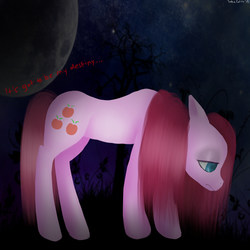 Size: 2267x2267 | Tagged: safe, artist:kyuniko, pinkie pie, earth pony, pony, g4, female, pinkamena diane pie, sad, solo