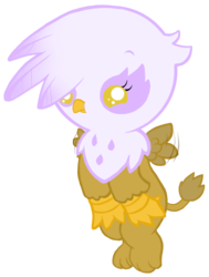 Size: 2592x3437 | Tagged: safe, artist:riftedrealist, artist:riftress, gilda, griffon, g4, baby, chick, chickub, cub, cute, female, gildadorable, simple background, solo, transparent background, younger