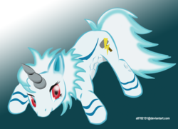 Size: 1200x870 | Tagged: safe, artist:a8702131, kirin (monster hunter), crossover, monster hunter, ponified